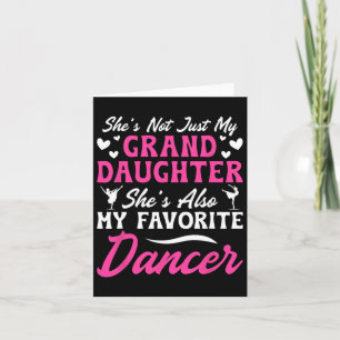 Tarjeta Mi abuela bailarina favorita baila abuela bailando