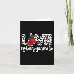 Tarjeta Mi Abuela de Boxeo es la mejor abuela de boxeo