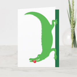 Tarjeta Mi Alligator Valentine