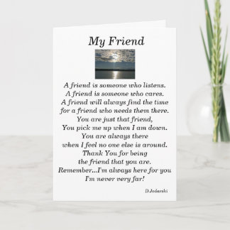 Tarjeta Mi amigo