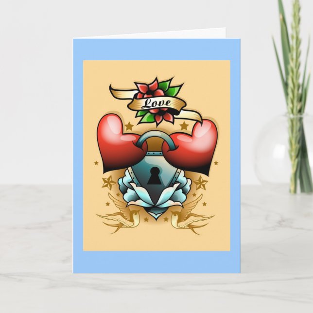 Tarjeta Mi amor por ti crece carta (Anverso)