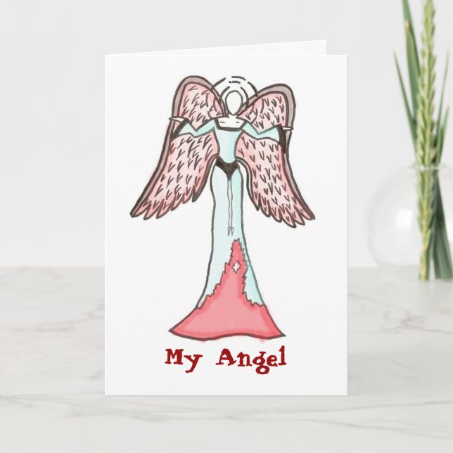 Tarjeta Mi ángel (Anverso)