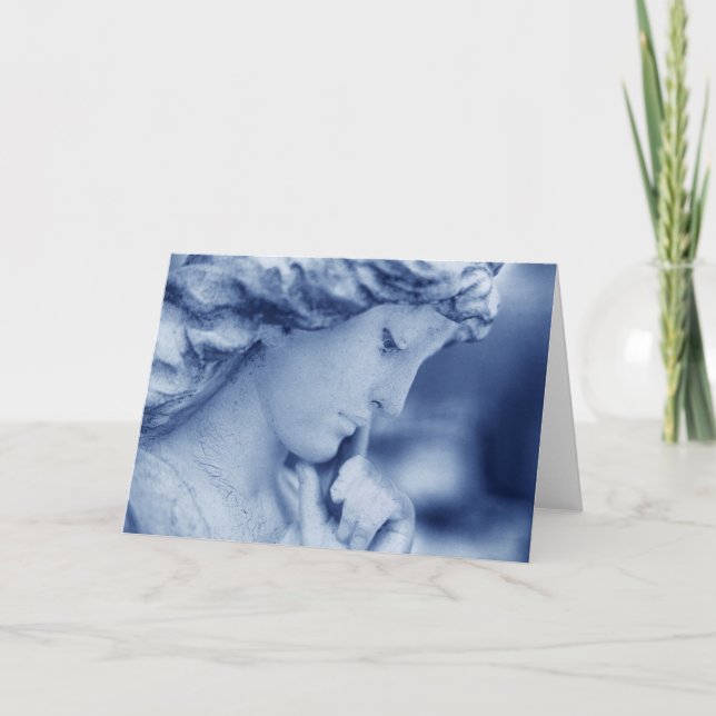 Tarjeta Mi ángel azul (Anverso)