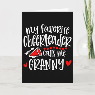 Tarjeta Mi animadora favorita me llama Granny Funny Chee