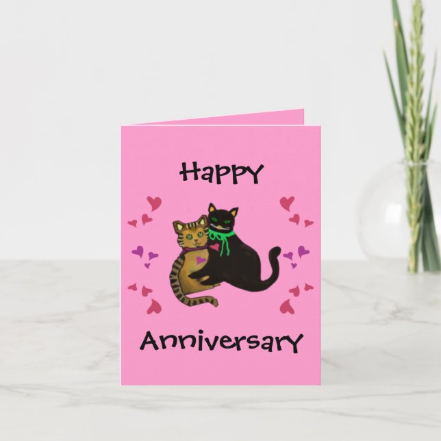 Tarjeta Mi aniversario de amor perfecto (Anverso)