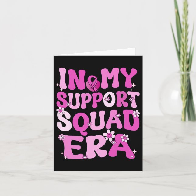 Tarjeta Mi apoyo en la era de los escuadrones Groovy de cá (Anverso)