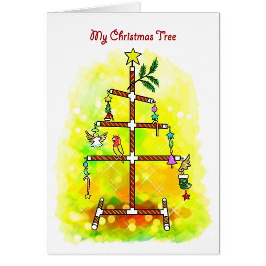 Tarjeta Mi árbol de navidad