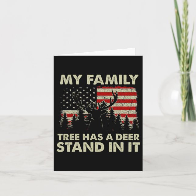 Tarjeta Mi Árbol Familiar Tiene Una Postura De Cerveza En  (Anverso)