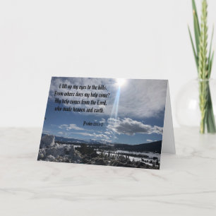 Tarjeta Mi Ayuda Viene Del Señor Salmo 121