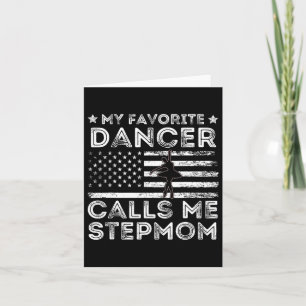 Tarjeta Mi bailarín favorito me llama madrastra Baile Ball