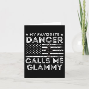 Tarjeta Mi bailarina favorita me llama Ballet de Baile Gla