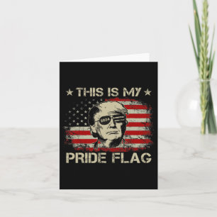 Tarjeta ¿Mi Bandera De Orgullo Es La Bandera Estadounidens