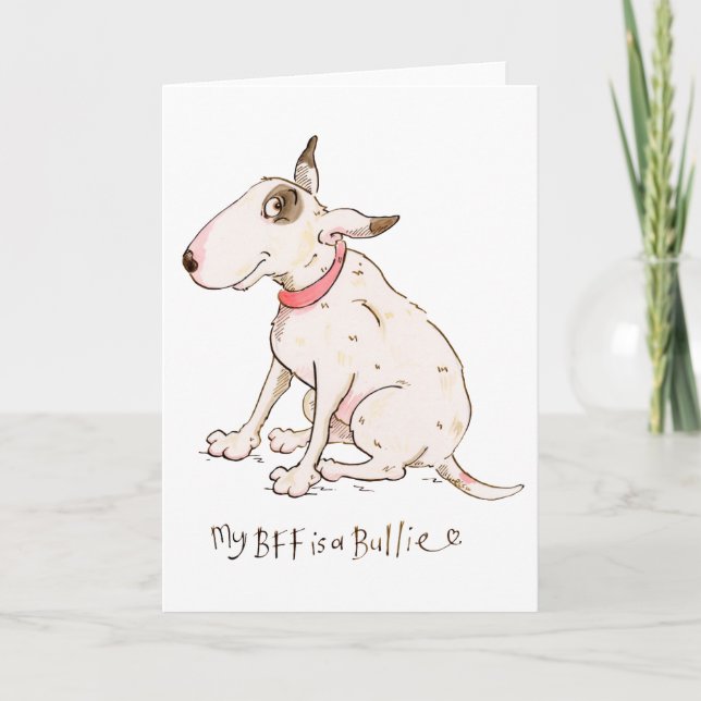 Tarjeta Mi BFF es un Bullie (Anverso)