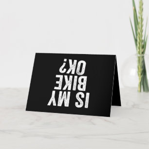 Tarjeta Mi Bicicleta Funny Motorcycle Dirt Biker