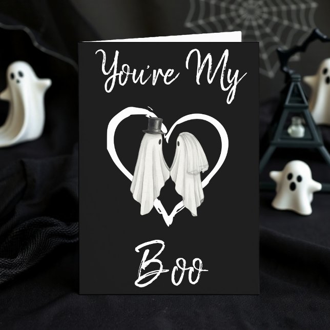 Tarjeta Mi Boo Fantasma Halloween Feliz cumpleaños (My Boo Ghost Halloween Birthday Card
)