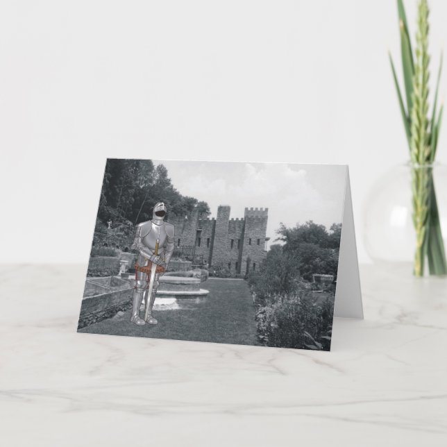 Tarjeta Mi caballero en armadura brillante (Anverso)