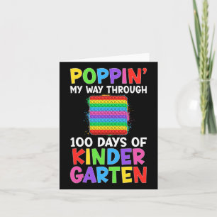 Tarjeta Mi Camino A Través De 100 Días De Estudiante De Ja