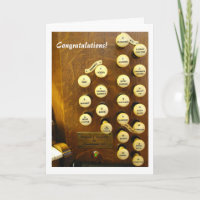 Mi carta de felicitaciones por el órgano ideal