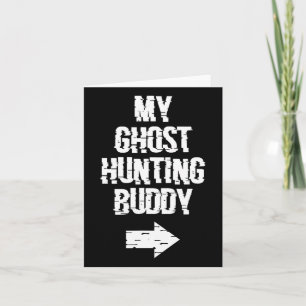 Tarjeta Mi Caza Fantasma Buda Caza Fantasma Camisa - Ar de