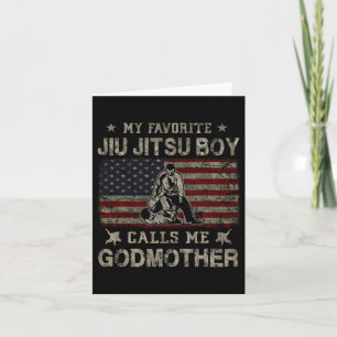 Tarjeta Mi chico favorito de Jiu Jitsu me llama madrina ma