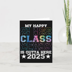 Tarjeta Mi Cl Feliz Salió Aquí 2025 Graduación Senior