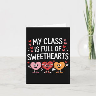 Tarjeta Mi Cl Lleno De Día de San Valentín Y Profesores W