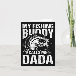 Tarjeta Mi compañero de pesca me llama papá Pescador del D