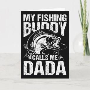 Tarjeta Mi compañero de pesca me llama papá Pescador del D