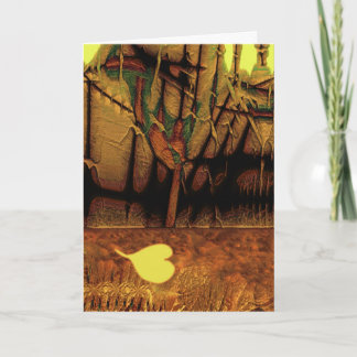 Tarjeta Mi corazón caído