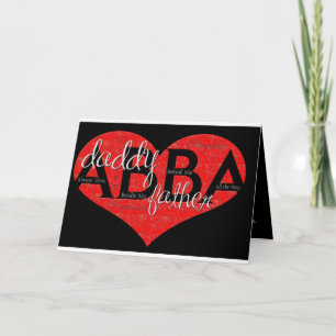 Tarjeta Mi corazón de los padres