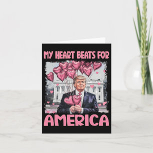 Tarjeta Mi corazón late por el día de San Valentín de Trum
