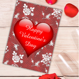 Tarjeta Mi corazón late por ti San Valentín