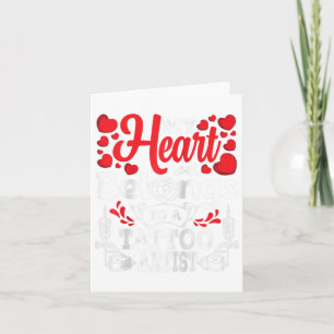 Tarjeta Mi Corazón Pertenece A Un Artista Del Tatuaje Impr