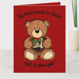 Tarjeta Mi corazón tomó su decisión,