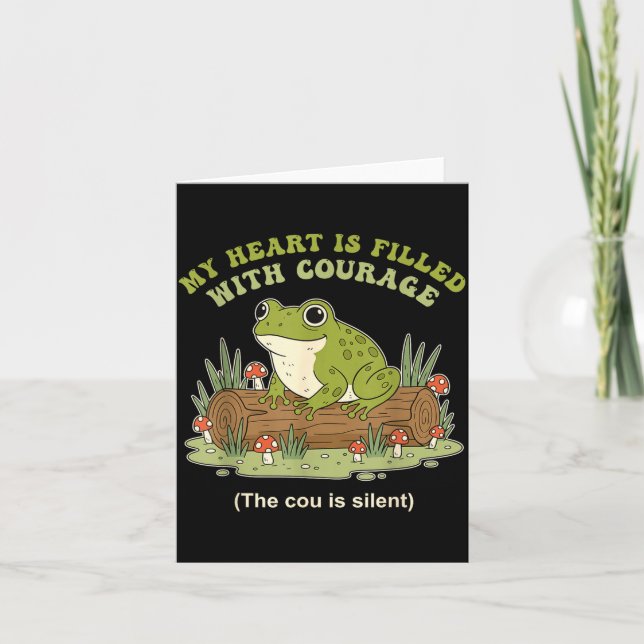 Tarjeta Mi corazón valientes gramáticos escritores  (Anverso)