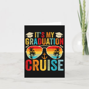 Tarjeta Mi crucero de graduación 2025