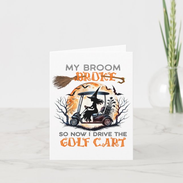 Tarjeta Mi Cuarto Se Rompió Así Que Ahora Conduzco Un Carr (Anverso)