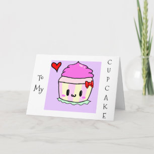 TARJETA MI CUPCAKE-NADIE ES MÁS DULCE QUE "TÚ" CUMPLEAÑOS