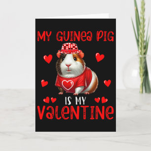 Tarjeta Mi Cuy Es Mi San Valentín Corazones Rodeo Combinad
