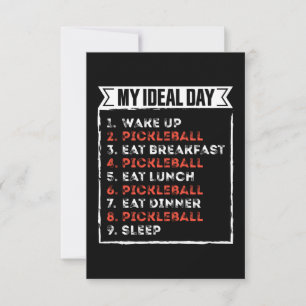 Tarjeta Mi Día Ideal Regalo de Cumpleaños Divertido de Pic