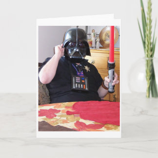 TARJETA MI DÍA PREFERIDO QUE JUEGA A VADER OSCURO