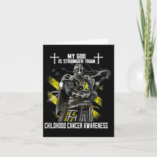 Tarjeta Mi Dios Es Más Fuerte Que La Conciencia Sobre El C