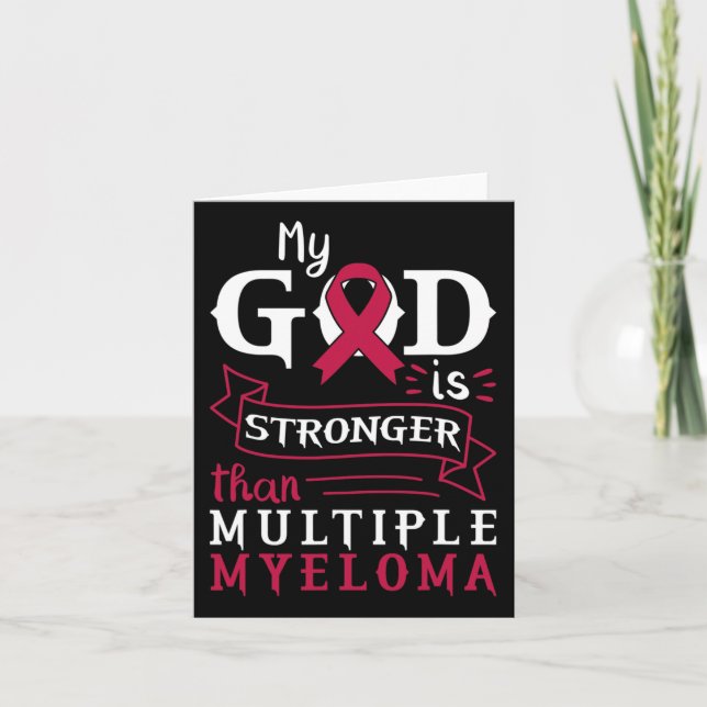 Tarjeta Mi Dios Es Más Fuerte Que La Conciencia Sobre Múlt (Anverso)