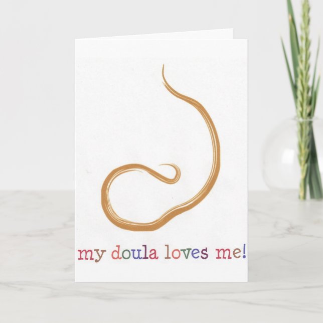 Tarjeta ¡Mi Doula me ama! (Anverso)