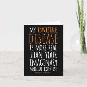 Tarjeta Mi Enfermedad Invisible Es Conciencia De Crps Real