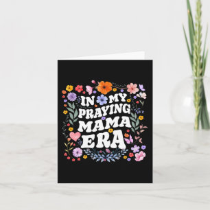 Tarjeta Mi época de mamá orando cristiana Jesús mamá mamá 