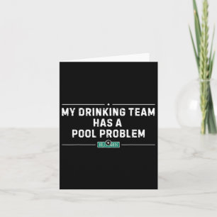 Tarjeta Mi Equipo De Bebidas Tiene Un Problema De Piscina