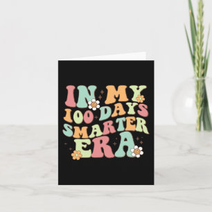 Tarjeta Mi era más inteligente de 100 días sonríe 100 días