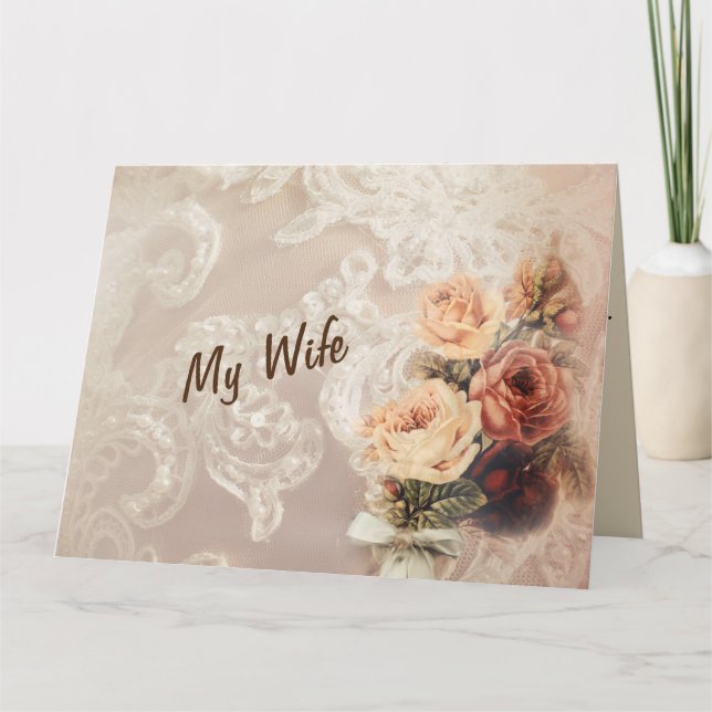 Tarjeta Mi esposa (Anverso)