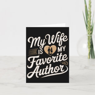 Tarjeta Mi Esposa Es Mi Aparato De Autor Favorito Diciendo